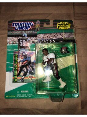 Starting Lineup Warrick Dunn 1999 Football Action Figure NIB Tampa Bay Buccaneer